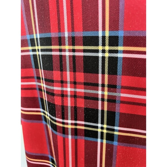 Gretchen Scott Red Plaid Dress Holiday Size XS - Picture 4 of 9